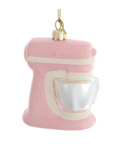 New The Jolly Christmas Shop Kurt Adler 4" Pink Electric Stand Kitchen Mixer Glass Christmas Ornament H7108