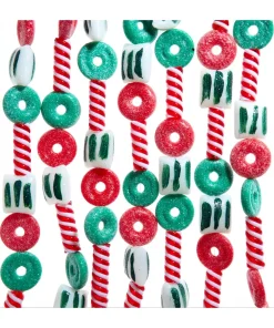 Sale The Jolly Christmas Shop Kurt Adler 6' Red And Green Peppermint Candy Christmas Tree Garland D4574