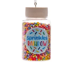 Hot The Jolly Christmas Shop Kurt Adler 3.3" Set Of 2 Cookie Sprinkles Jar Christmas Ornament D4226