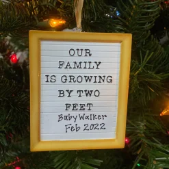 Online The Jolly Christmas Shop Letter Board Personalized Christmas Ornament OR2181