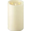 Hot The Jolly Christmas Shop Liown 10" Moving Triflame Ivory Unscented Battery Candle 18017