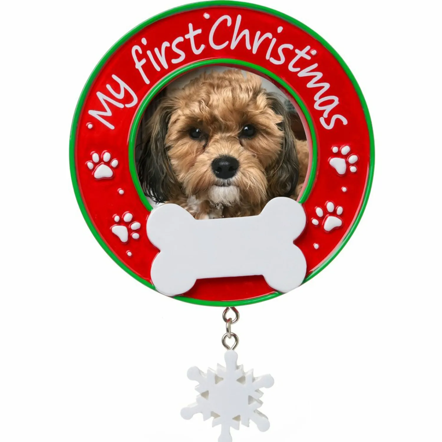 Online The Jolly Christmas Shop My First Christmas Dog Picture Frame Personalized Christmas Ornament PF1717