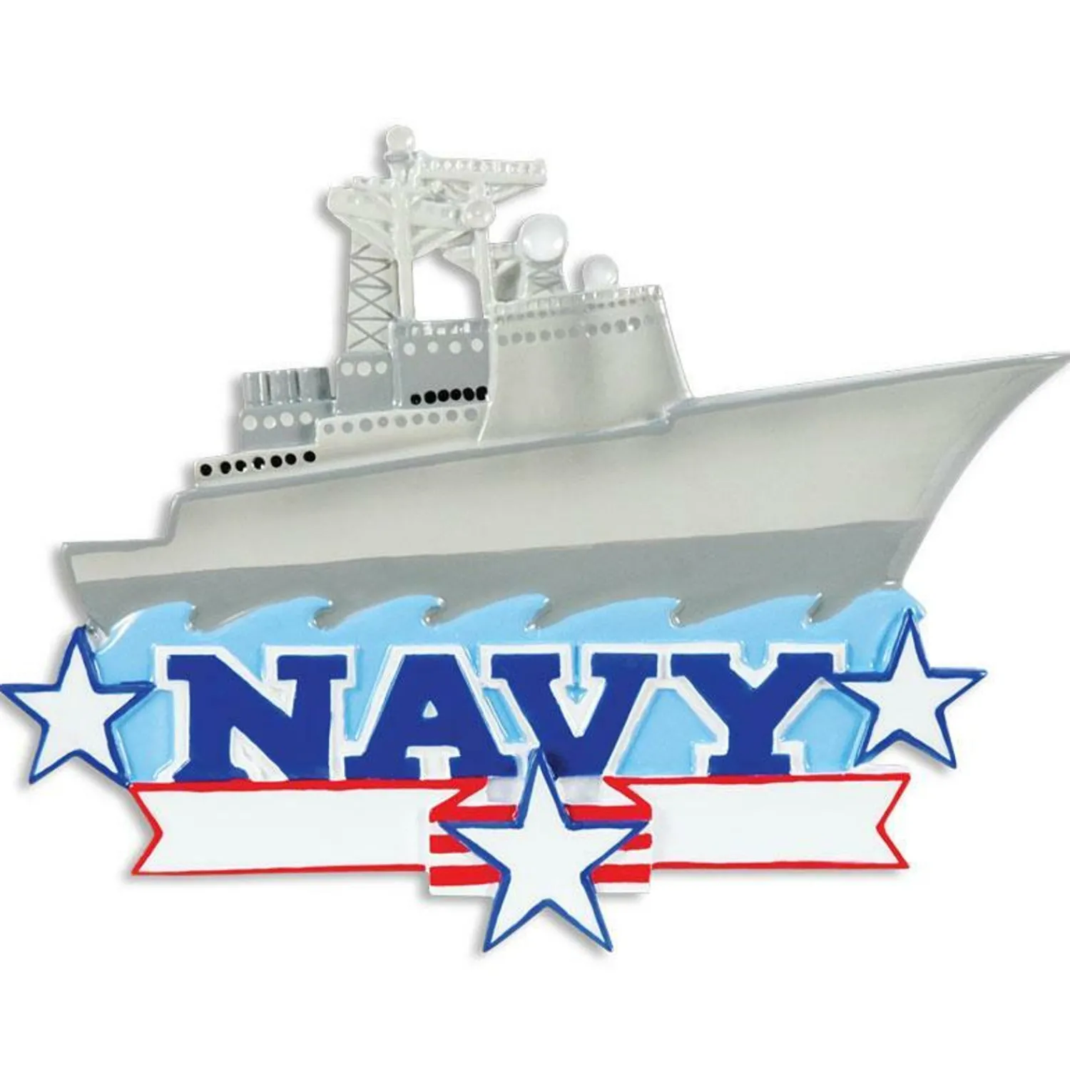 Discount The Jolly Christmas Shop Navy Air Craft Carrier Personalized Christmas Ornament OR1394
