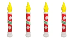 Hot The Jolly Christmas Shop Noel Christmas Blow Mold Candles Set Of 4 C5030