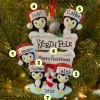 Hot The Jolly Christmas Shop Penguin Family Of 5 At The North Pole Personalized Christmas Ornament OR1739-5