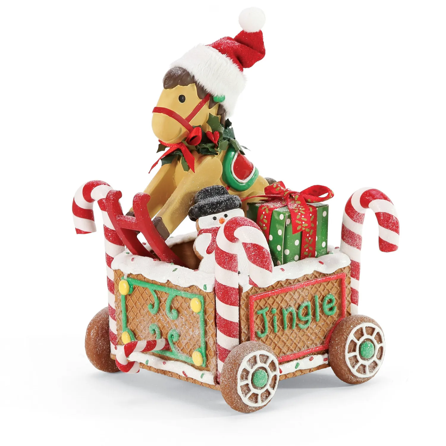 New The Jolly Christmas Shop Possible Dreams Santa Gingerbread Train Set