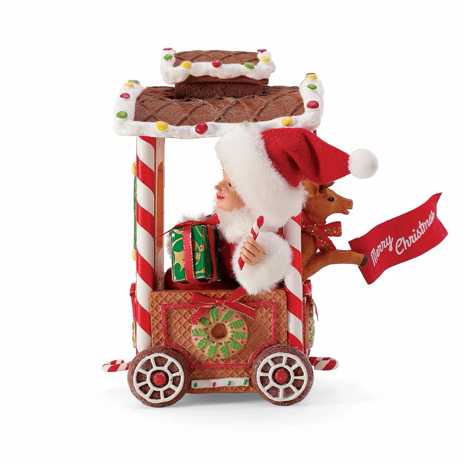 New The Jolly Christmas Shop Possible Dreams Santa Gingerbread Train Set