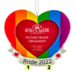 Discount The Jolly Christmas Shop Pride Picture Frame Personalized Christmas Ornament D4210