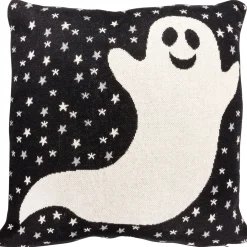 The Jolly Christmas Shop Primitives By Kathy 18" Ghost Halloween Pillow 114055