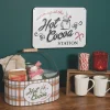New The Jolly Christmas Shop Primitives By Kathy 13.5" Hot Cocoa Station Metal Christmas Sign 119011