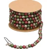 Online The Jolly Christmas Shop Primitives By Kathy 6' Mini Green And Red Beaded Christmas Tree Garland 21843