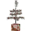 Discount The Jolly Christmas Shop Primitives By Kathy 13" Vintage Silver Tinsel Christmas Tree On Box 105061