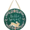 Clearance The Jolly Christmas Shop Primitives By Kathy 12" Wooden Hello Spring Wall Decor Sign 101730