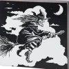 Sale The Jolly Christmas Shop Primitives By Kathy Flying Witch Halloween Block Sign 116416