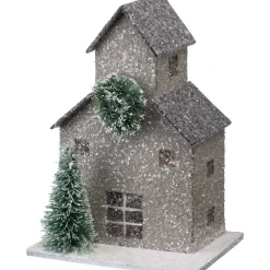 Discount The Jolly Christmas Shop Primitives By Kathy Glittered Barn And Houses Sitter Set 104279