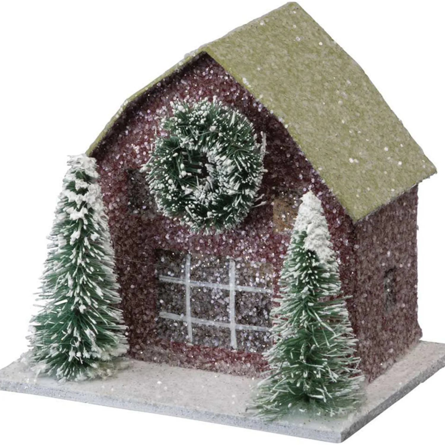 Discount The Jolly Christmas Shop Primitives By Kathy Glittered Barn And Houses Sitter Set 104279