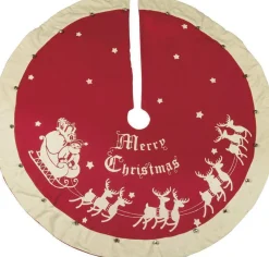 Hot The Jolly Christmas Shop Primitives By Kathy Large Vintage Inspired Tree Skirt 52"