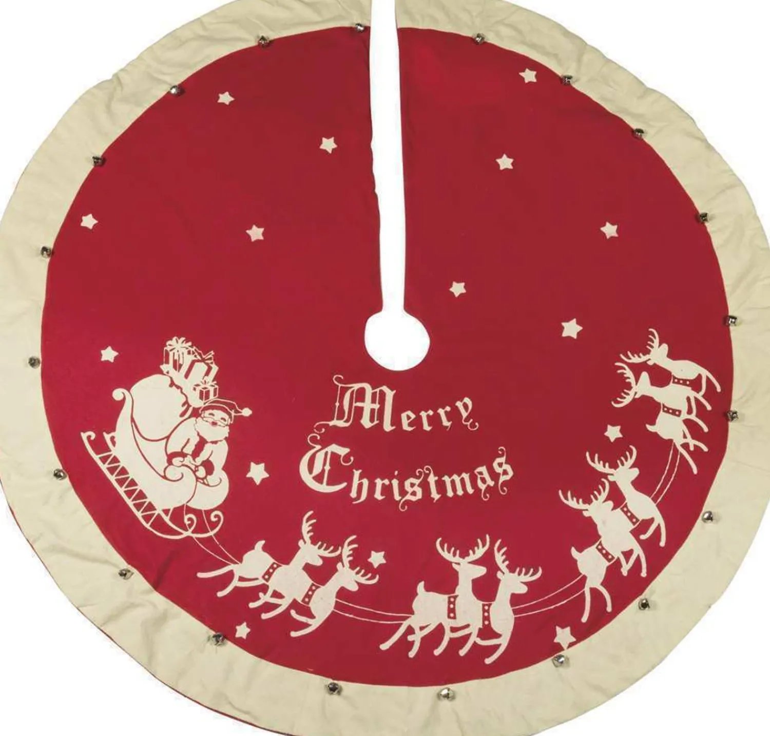 Hot The Jolly Christmas Shop Primitives By Kathy Large Vintage Inspired Tree Skirt 52"