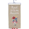 Clearance The Jolly Christmas Shop Primitives By Kathy Proud To Be An American Kitchen Towel 100720