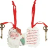 New The Jolly Christmas Shop Primitives By Kathy Santa Claus Key Christmas Ornament 115321