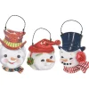 Outlet The Jolly Christmas Shop Primitives By Kathy Set Of 3 Snowmen Vintage Inspired Christmas Ornaments 115320