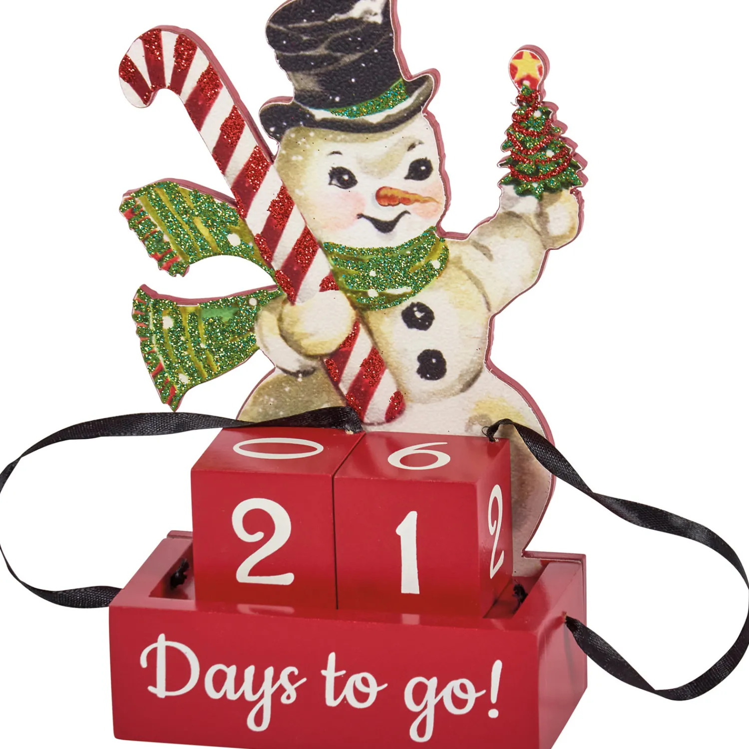 Hot The Jolly Christmas Shop Primitives By Kathy Snowman Days To Go Christmas Countdown 115323