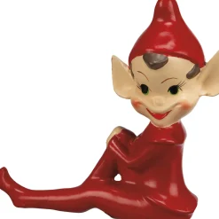 Best The Jolly Christmas Shop Primitives By Kathy Vintage Inspired Red Pixie Elf Figure