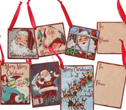 Discount The Jolly Christmas Shop Primitives By Kathy Vintage Santa Gift Tag Set 32284