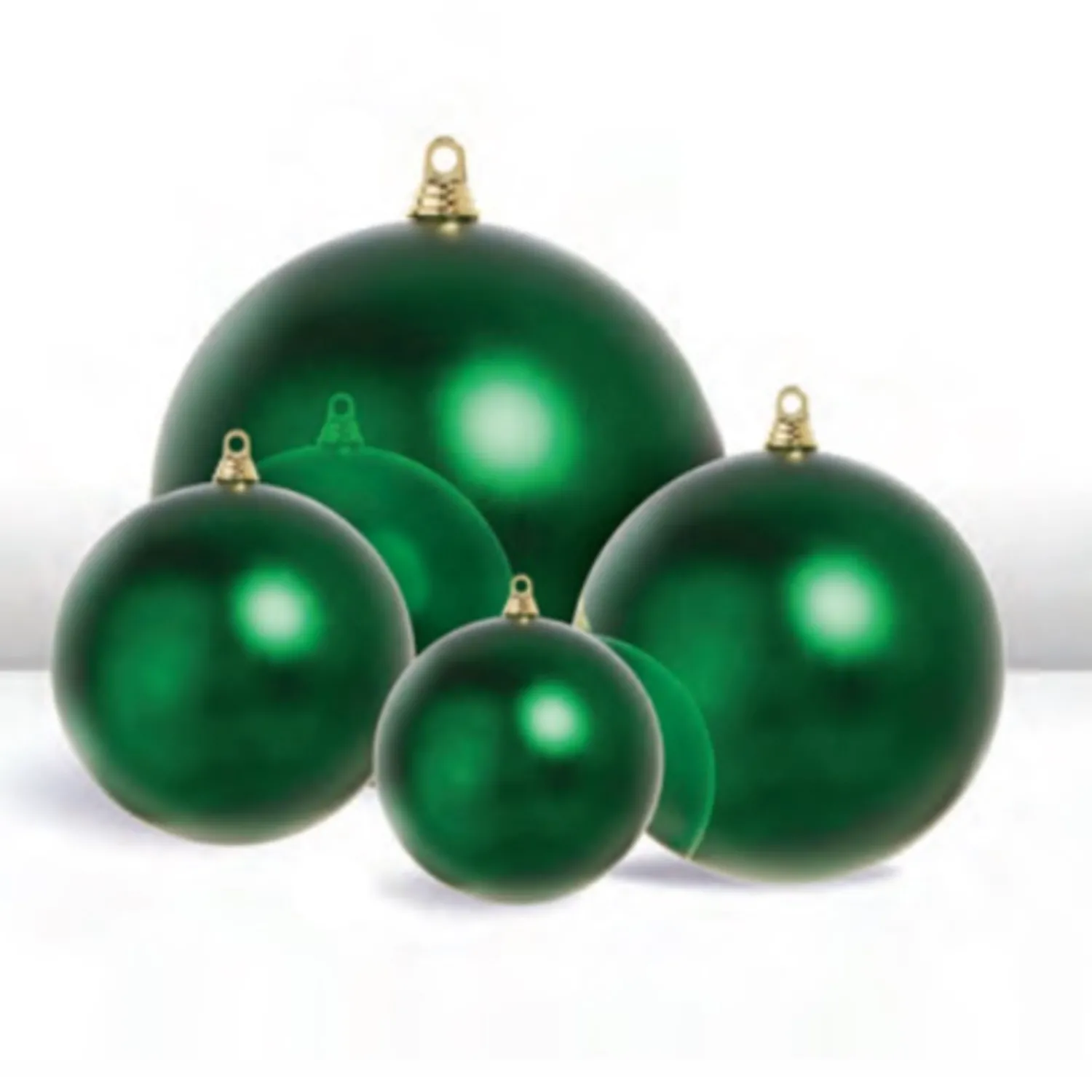 Clearance The Jolly Christmas Shop Raz 3", 4", 6", Or 10" Large Green Matte Ball Christmas Ornaments