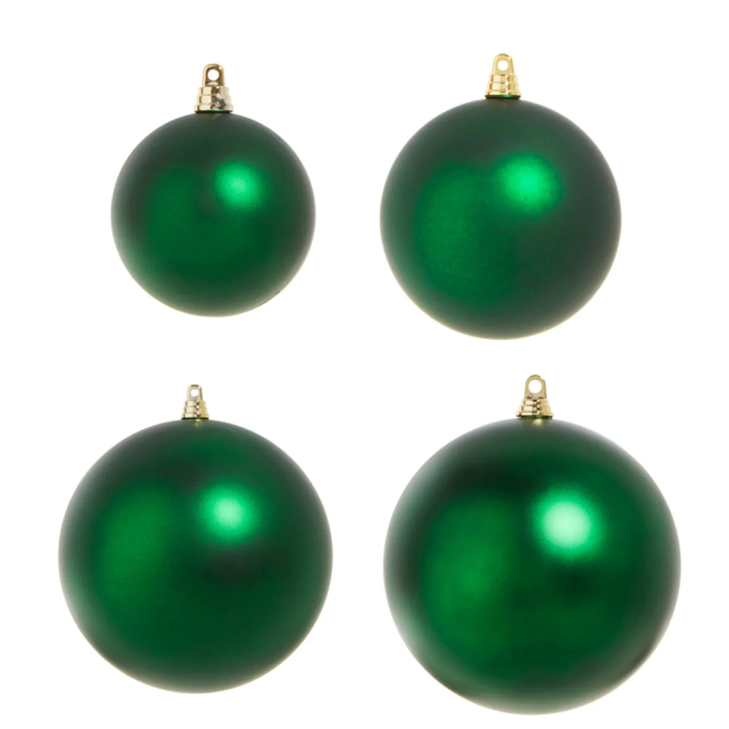 Clearance The Jolly Christmas Shop Raz 3", 4", 6", Or 10" Large Green Matte Ball Christmas Ornaments