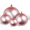 Hot The Jolly Christmas Shop Raz 3", 4", 6", Or 10" Large Pink Matte Ball Christmas Ornaments