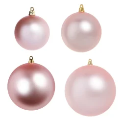 Hot The Jolly Christmas Shop Raz 3", 4", 6", Or 10" Large Pink Matte Ball Christmas Ornaments