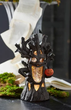 Sale The Jolly Christmas Shop Raz 12.5" Halloween Haunted Tree Decoration With Lighted Water Globe 4419277