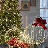 Online The Jolly Christmas Shop Raz 14", 19", Or 23.5" Large Gold Lighted Metal Frame Ornament Christmas Decoration