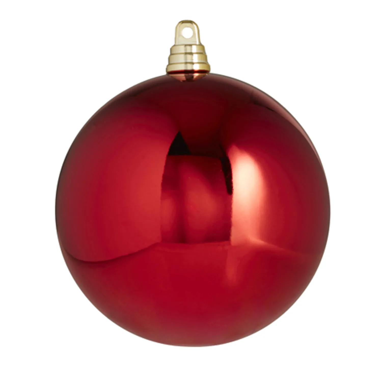 Clearance The Jolly Christmas Shop Raz 3", 4", Or 6" Large Red Shiny Ball Christmas Ornaments