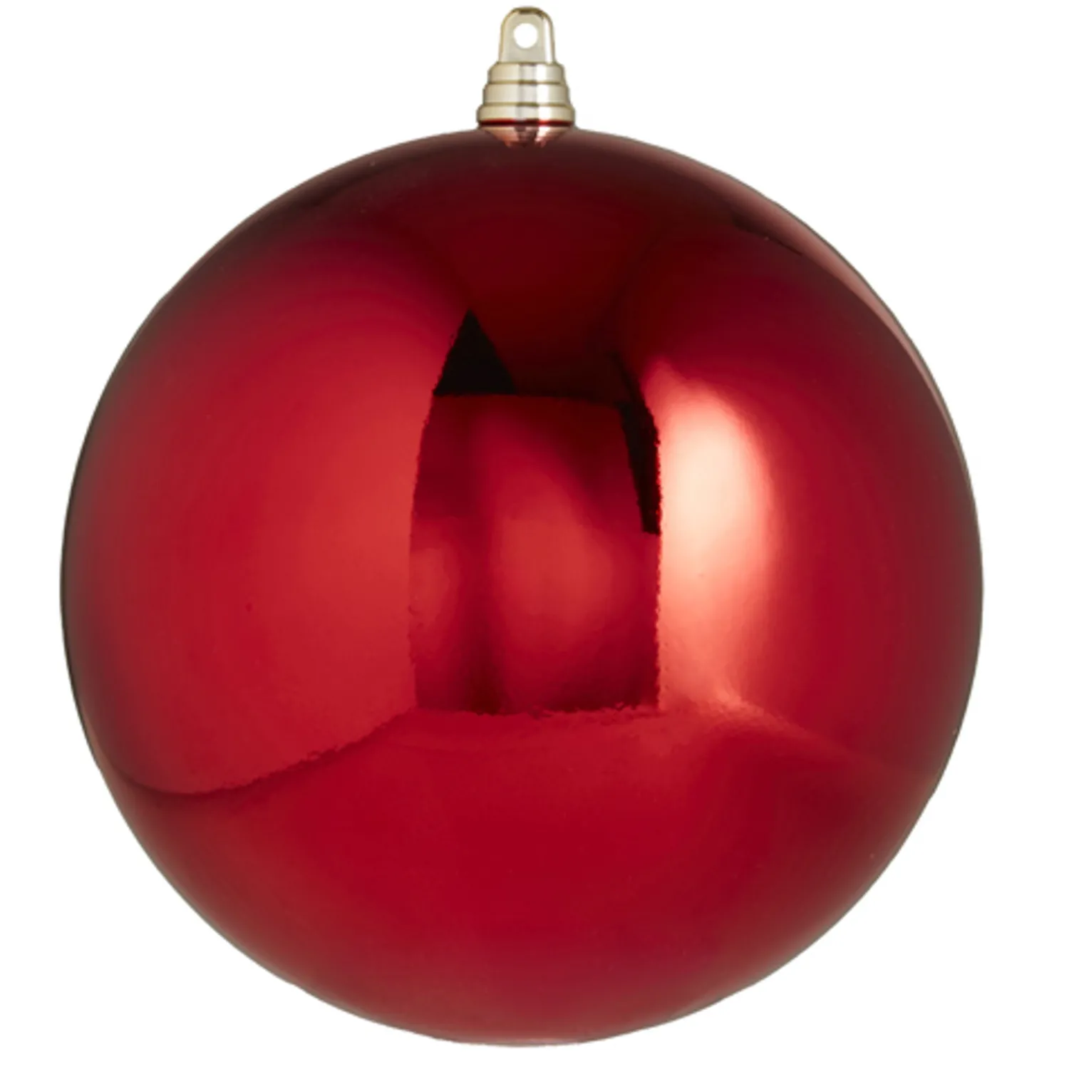 Clearance The Jolly Christmas Shop Raz 3", 4", Or 6" Large Red Shiny Ball Christmas Ornaments