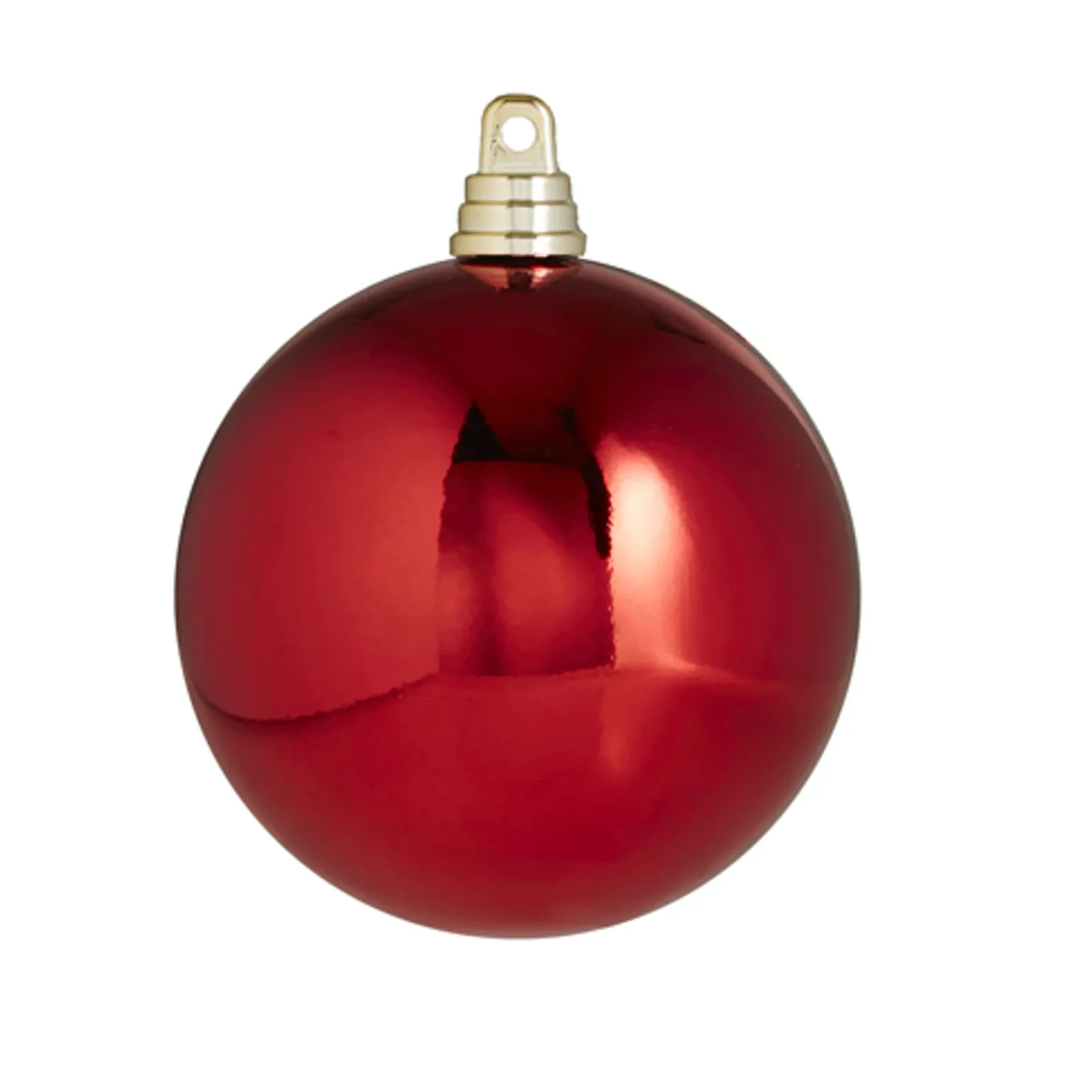 Clearance The Jolly Christmas Shop Raz 3", 4", Or 6" Large Red Shiny Ball Christmas Ornaments
