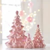 Clearance The Jolly Christmas Shop Raz 5", 8", Or 13" Lighted Pink Ceramic Christmas Tree