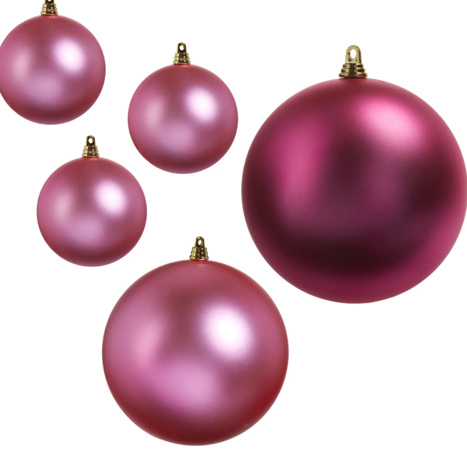 Best The Jolly Christmas Shop Raz 4", 6", Or 10" Matte Fuchsia Ball Christmas Ornament