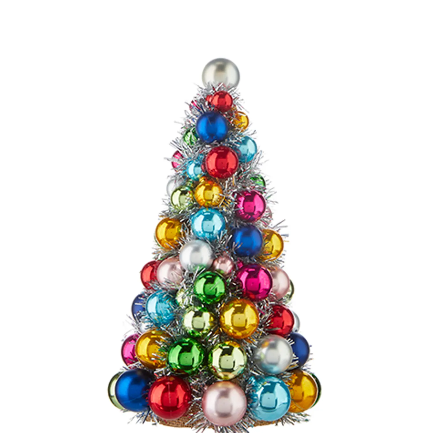 Hot The Jolly Christmas Shop Raz 10", 13", Or 15.5" Multicolor Ball Ornament Christmas Tree