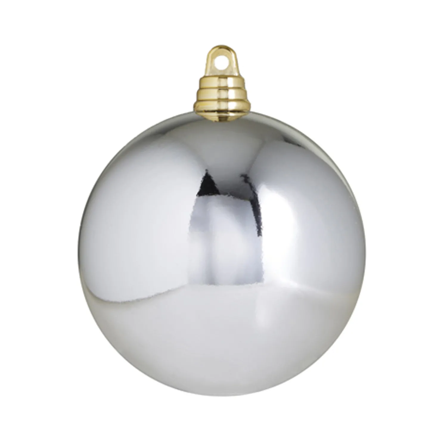 Hot The Jolly Christmas Shop Raz 3", 4", Or 6" Silver Shiny Ball Christmas Ornaments