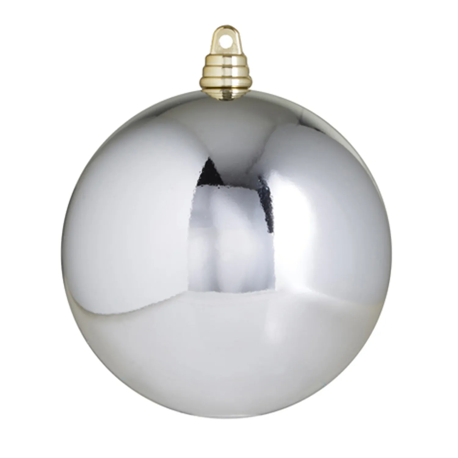 Hot The Jolly Christmas Shop Raz 3", 4", Or 6" Silver Shiny Ball Christmas Ornaments
