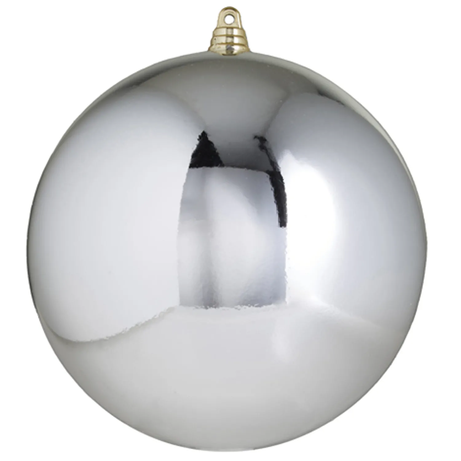 Hot The Jolly Christmas Shop Raz 3", 4", Or 6" Silver Shiny Ball Christmas Ornaments