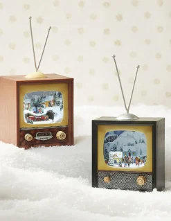 Sale The Jolly Christmas Shop Raz 10" Animated Musical Television Christmas Decoration 3516162