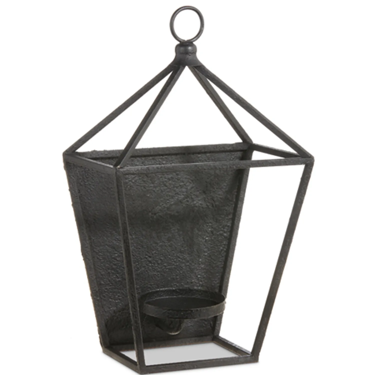 Clearance The Jolly Christmas Shop Raz 17" Antique Black Metal Lantern Candle Holder 4354204