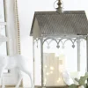 The Jolly Christmas Shop Raz 24" Antiqued Lantern With Steeple Christmas Decoration 4117028