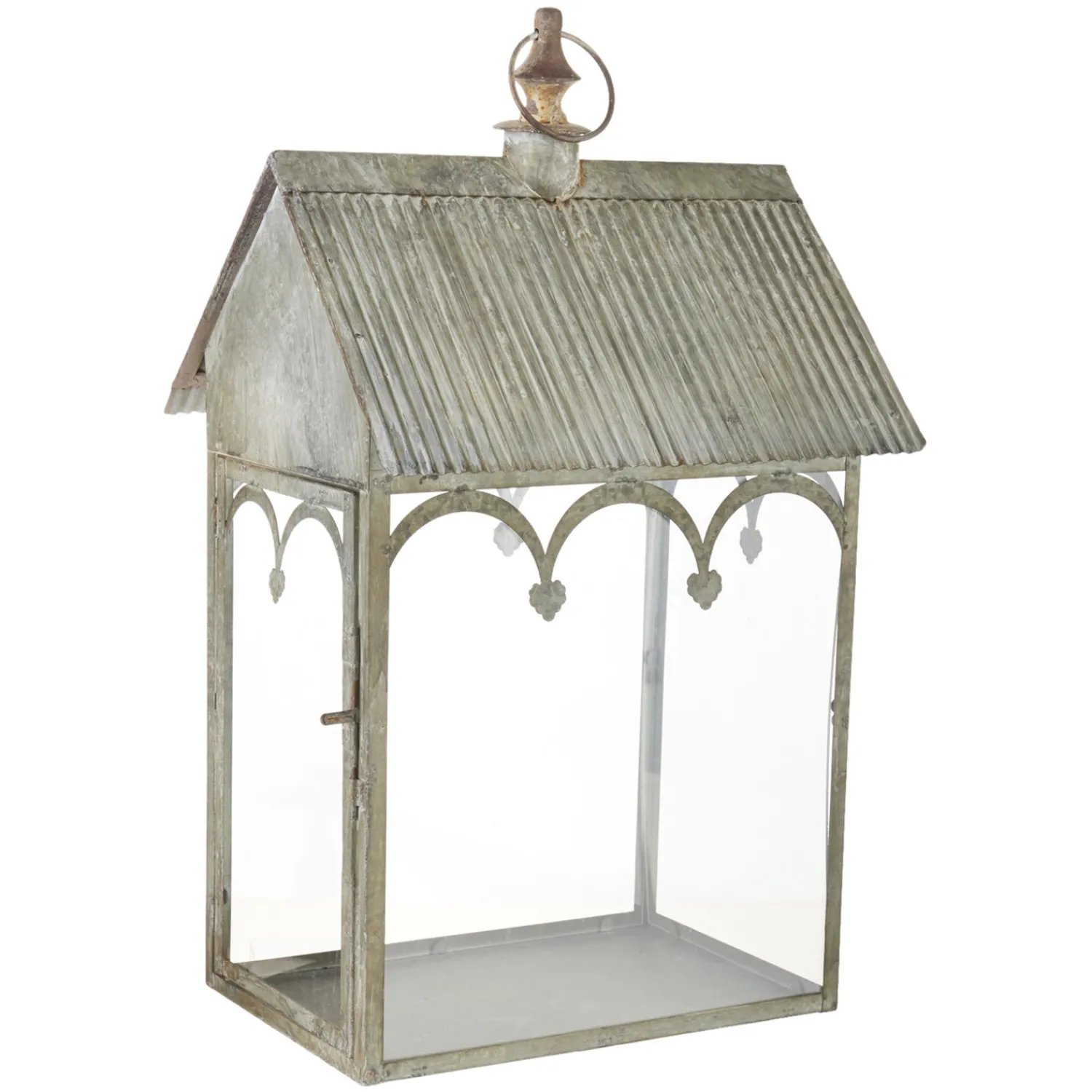 The Jolly Christmas Shop Raz 24" Antiqued Lantern With Steeple Christmas Decoration 4117028