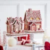 The Jolly Christmas Shop Raz 9" Battery Operated Lighted Gingerbread House Christmas Decoration 4316087