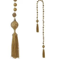 Hot The Jolly Christmas Shop Raz 3.75' Beaded Tassel Christmas Tree Garland G4127308