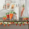 Clearance The Jolly Christmas Shop Raz 5' Bottle Brush Carrot Easter Garland G4415501